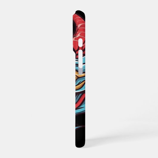 Fierce Dragon Head iPhoneケース (左側面)