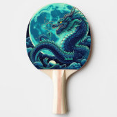 Fierce Dragon in Moonlight Personalized 卓球ラケット (正面)