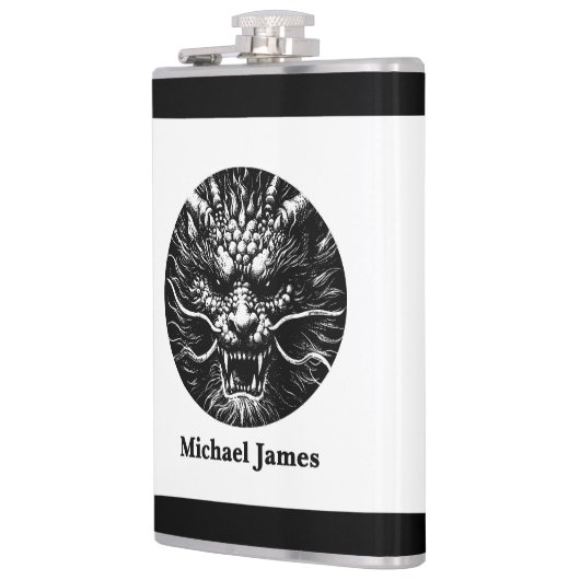 Fierce Dragon Personalized フラスク (左)