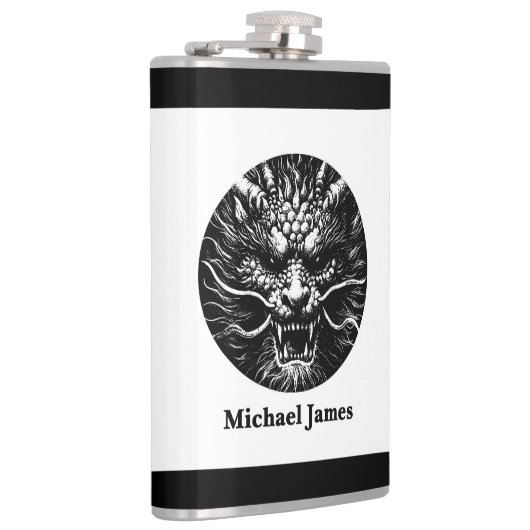 Fierce Dragon Personalized フラスク (右)