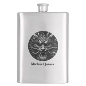 Fierce Dragon Personalized フラスク (正面)
