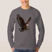 Fierce Eagle in Flight Tシャツ (正面)