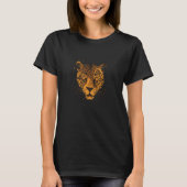 Fierce Elegance Save the Amur Leopard Tシャツ (正面)