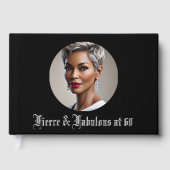 Fierce & Fabulous at 60 ゲストブック (正面)