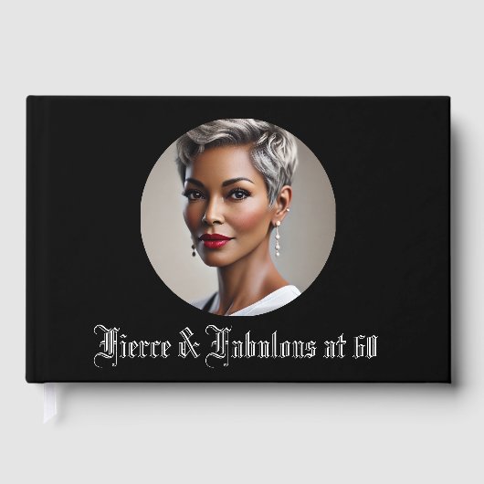 Fierce & Fabulous at 60 ゲストブック (正面)