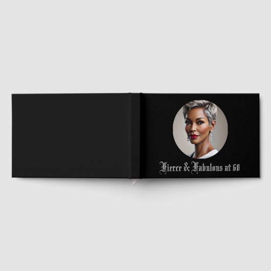 Fierce & Fabulous at 60 ゲストブック (全面)