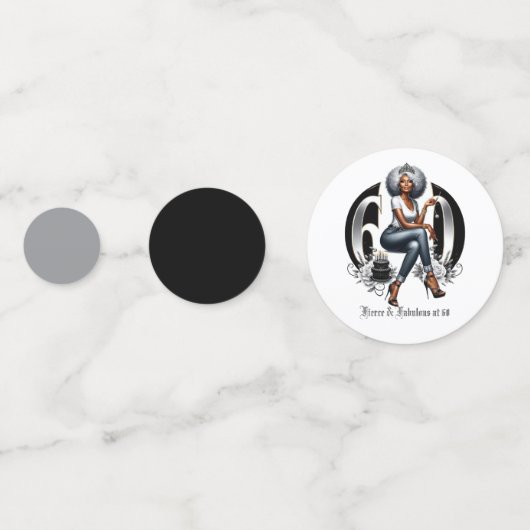 Fierce & Fabulous at 60 コンフェッティ (正面)