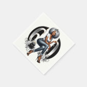 Fierce & Fabulous at 60 スタンダードカクテルナプキン (角)