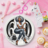 Fierce & Fabulous at 60 ペーパープレート (パーティー)