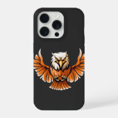 Fierce Flying Eagle iPhone 15 Pro Case iPhoneケース (裏面)