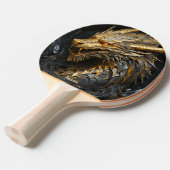 Fierce Gold Dragon Personalized 卓球ラケット (正面アングル)