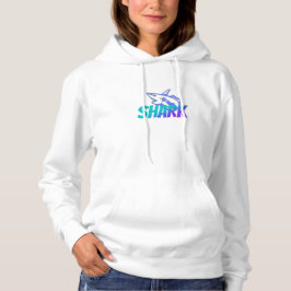 Fierce Gradient Shark Logo | Bold Ocean パーカ