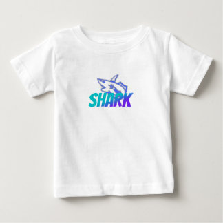 Fierce Gradient Shark Logo | Bold Ocean Vibes ベビーTシャツ