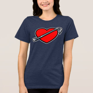 Fierce Heartbreaker Anime Hearts Crowbar Design トライブレンドＴシャツ