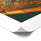 Fierce Kabuki Warriors – Japanese Woodblock Spirit ポスター (角)