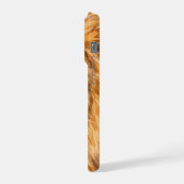 Fierce Lion – Wild July Birth Month Animal iPhoneケース (左側面)