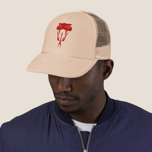 Fierce Red Snake Face  キャップ (インサイチュ)