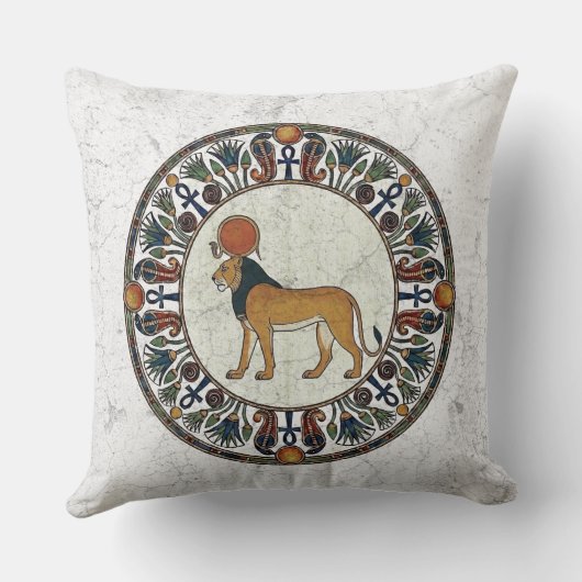 Fierce Sekhmet: Sacred Lioness of Ancient Egypt クッション (裏面)
