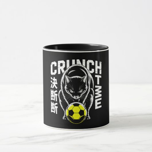 Fierce Soccer Cat Mug マグカップ (中央)