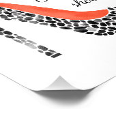 Fierce Stiletto High Heel Chic Watercolor Custom フォトプリント (角)