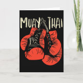 Fierce Thai Boxing Fight Style For Kickboxing Muay カード (正面)
