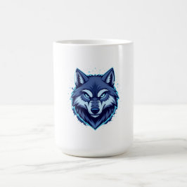 Fierce Wolf – Symbol of Strength and Freedom コーヒーマグカップ