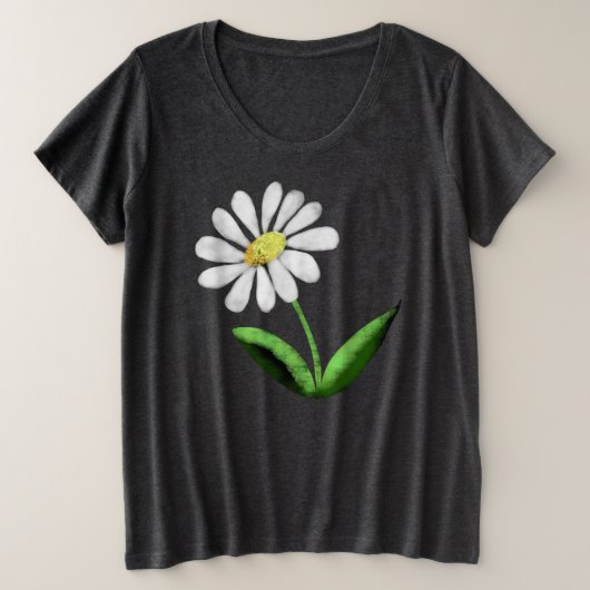 Fière Marguerite プラスサイズTシャツ (デザイン正面)