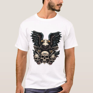 「Fierous Flight - Eagle Sticker Art Wallpaper」 (Ea Tシャツ
