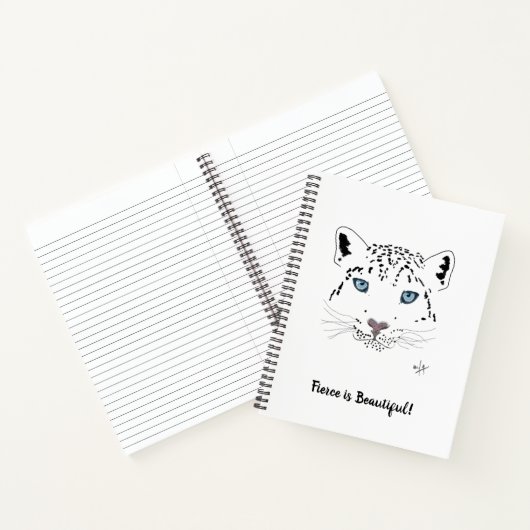 Fierous is beautiful Snow Leopard ノートブック (内部)