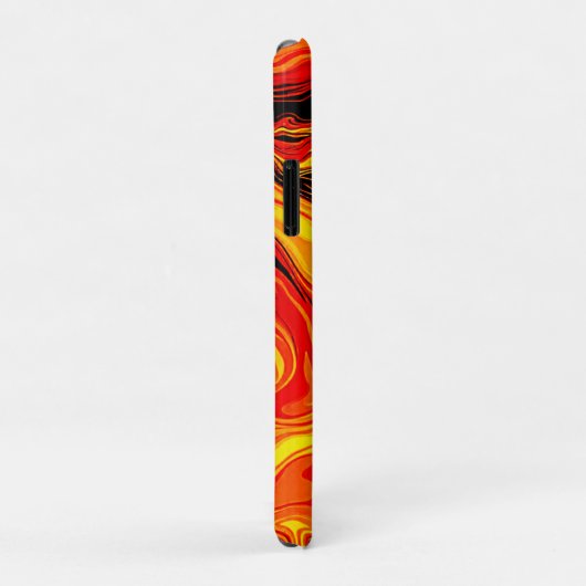 Fiery Abstract Swirls of Emotion Case-Mate iPhoneケース (裏面/右)