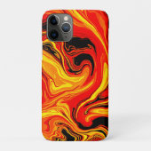 Fiery Abstract Swirls of Emotion Case-Mate iPhoneケース (裏)