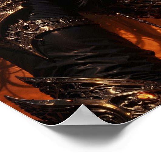 Fiery Amazon Warrior Poster ポスター (角)