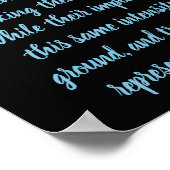 Fiery Aries Spirit with Ornate Ram Illustration ポスター (角)