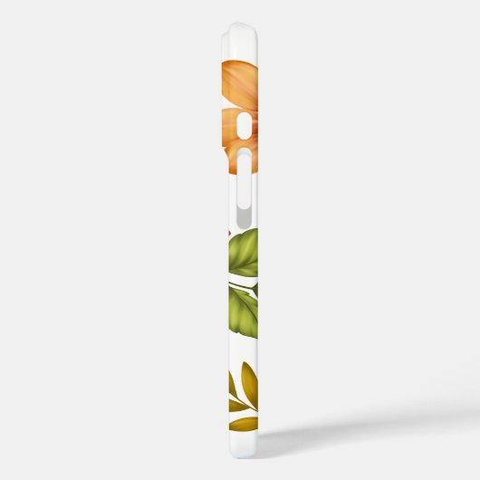 Fiery Dahlia Bloom  Case-Mate iPhoneケース (裏面 / 左)