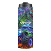 Fiery Dinosaur Monster Truck Battle タンブラー (正面)