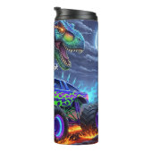 Fiery Dinosaur Monster Truck Battle タンブラー (回転右)