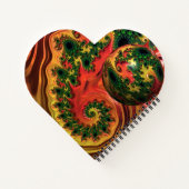 Fiery Elegance – 複雑さの勉強ノートブック ノートブック (裏面)