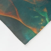 fiery fractals フリースブランケット (角)