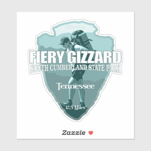 Fiery Gizzard (arrowhead T) シール (シート)