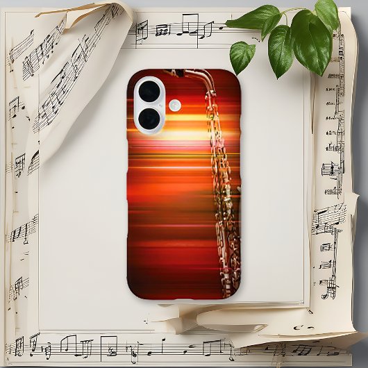 Fiery Jazz Saxophone Case-Mate iPhoneケース