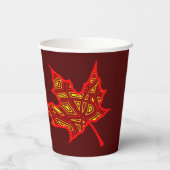 Fiery Leaf Paper Cup 紙コップ (裏面)
