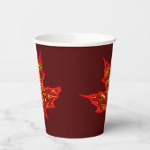 Fiery Leaf Paper Cup 紙コップ (左)