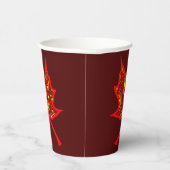 Fiery Leaf Paper Cup 紙コップ (右)