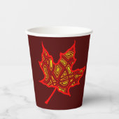 Fiery Leaf Paper Cup 紙コップ (正面)
