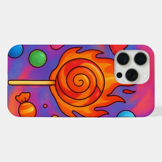 Fiery Lollipop iPhoneケース (裏面横)