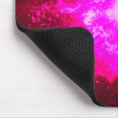 Fiery Nebula Sci-Fi Art Mousepad マウスパッド (コーナー)