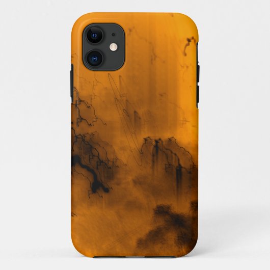 Fiery Night Abstract - Ethereal Light and Motion T Case-Mate iPhoneケース (裏面)