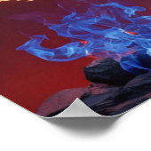 Fiery Phoenix: Rebirth in Red and Blue Flames ポスター (角)