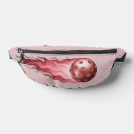 Fiery Rose Gold Flames - Pickleball Player Life ファニーパック