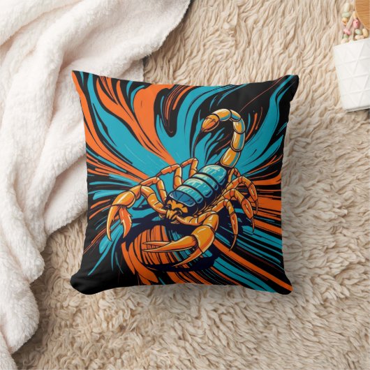 Fiery Scorpion Burst  クッション (ブランケット)